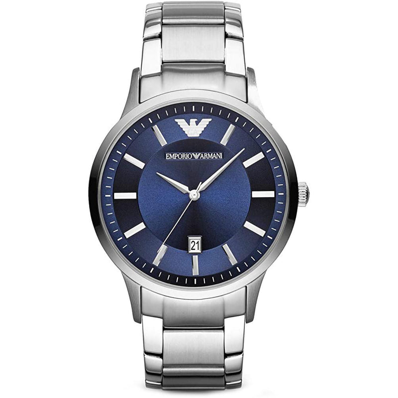 Analogue Watch - Emporio Armani AR11180 Men's Silver Watch