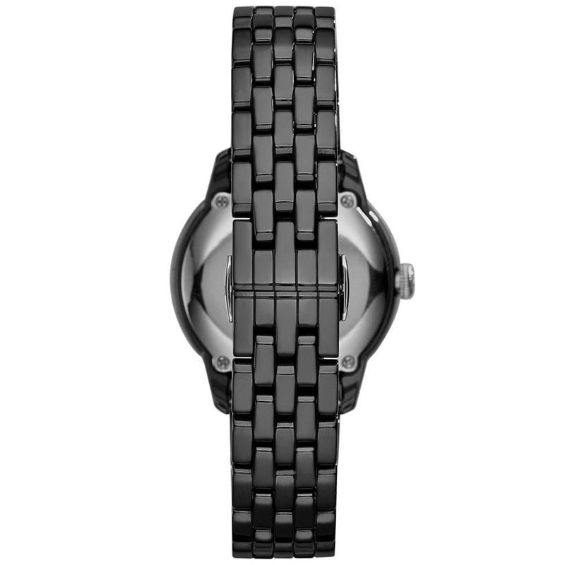 Analogue Watch - Emporio Armani AR1478 Ladies Black Watch