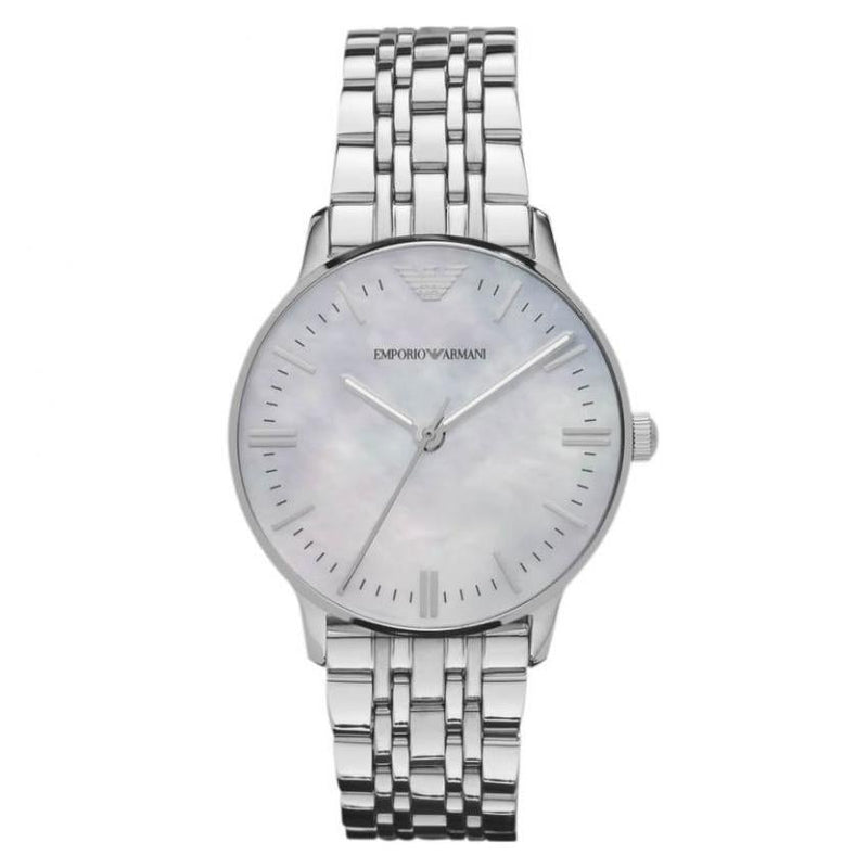 Analogue Watch - Emporio Armani AR1602 Ladies Mother Of Pearl Watch