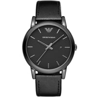 Analogue Watch - Emporio Armani AR1732 Men's Classic Black PVD Watch