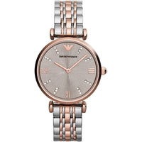 Analogue Watch - Emporio Armani AR1840 Ladies Two Tone Watch