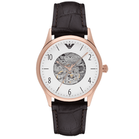 Analogue Watch - Emporio Armani AR1920 Men's Meccanico Brown Watch