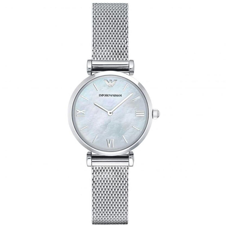 Analogue Watch - Emporio Armani AR1955 Ladies Mother Of Pearl Watch