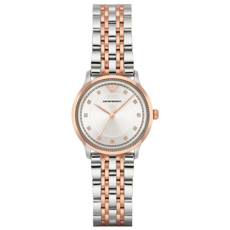 Analogue Watch - Emporio Armani AR1962 Ladies Rose Gold Watch