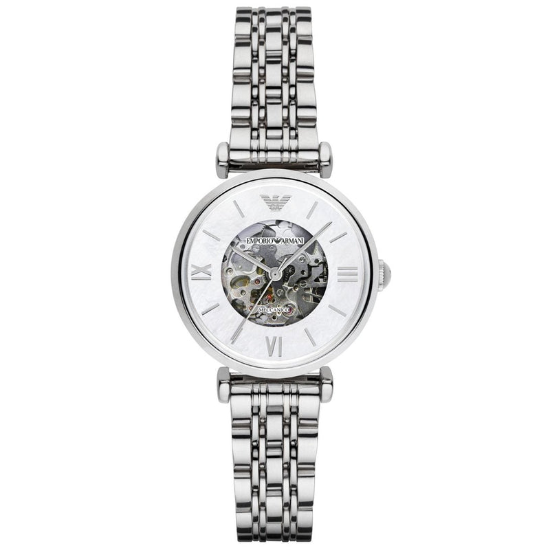 Analogue Watch - Emporio Armani AR1991 Ladies Silver Watch