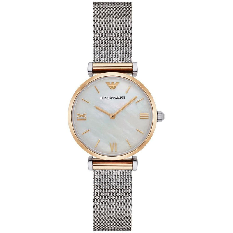 Analogue Watch - Emporio Armani AR2068 Ladies Mother Of Pearl Watch