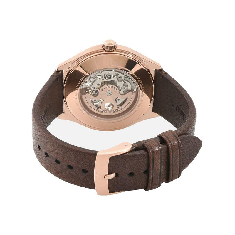 Analogue Watch - Emporio Armani AR60005 Men's Brown Watch