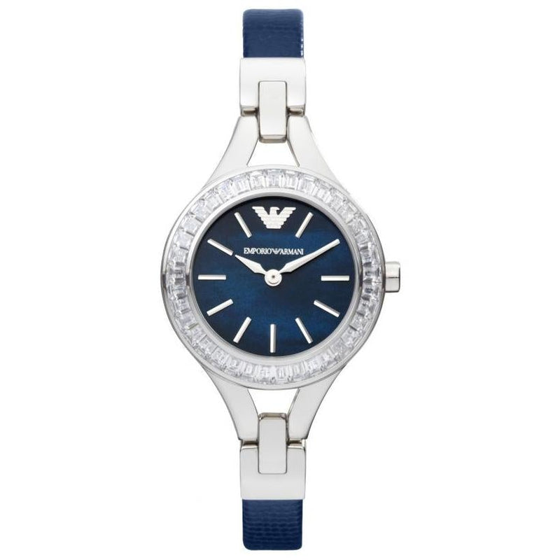 Analogue Watch - Emporio Armani AR7330 Ladies Blue Watch