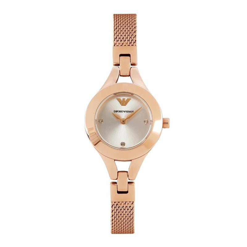 Analogue Watch - Emporio Armani AR7362 Ladies Rose Gold Watch
