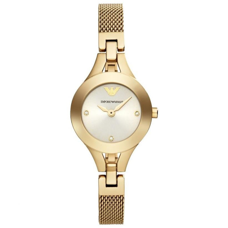Analogue Watch - Emporio Armani AR7363 Ladies Gold Watch