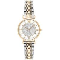 Analogue Watch - Emporio Armani AR8031 Ladies Gold & Silver Watch