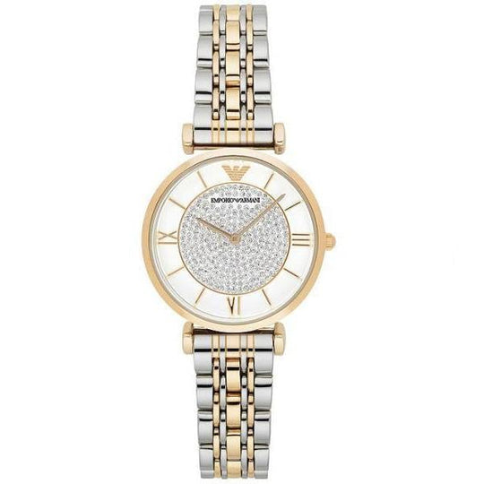 Emporio Armani AR8031 Ladies Gold & Silver Watch