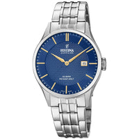 Analogue Watch - Festina F20005/3 Men's Blue Swiss Made Watch