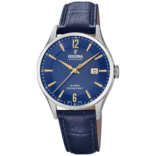 Festina F20007/3 Men's Blue Swiss Made Watch