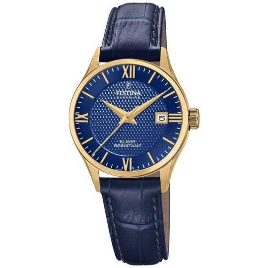 Festina F20011/3 Ladies Blue Swiss Made Watch