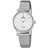 Analogue Watch - Festina F20015/1 Ladies White Swiss Made Watch