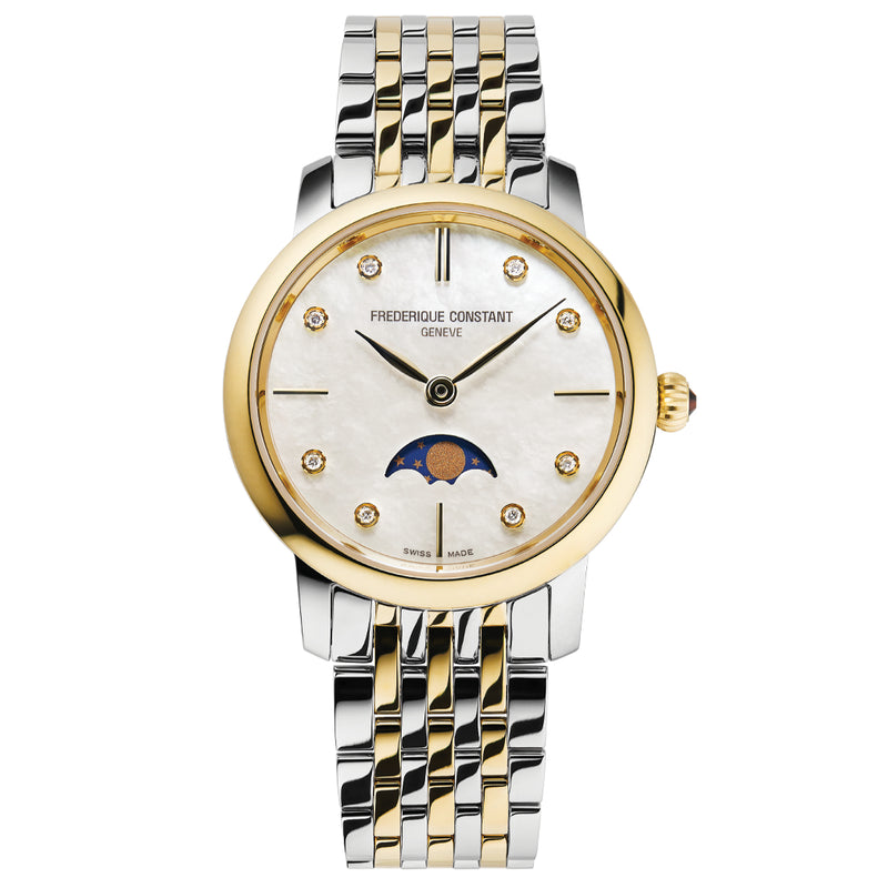 Analogue Watch - Frederique Constant Laddies Slimline Two-Tone  FC-206MPWD1S3B