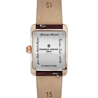 Analogue Watch - Frederique Constant Ladies Fc Classic Carree White Watch FC-200MC14