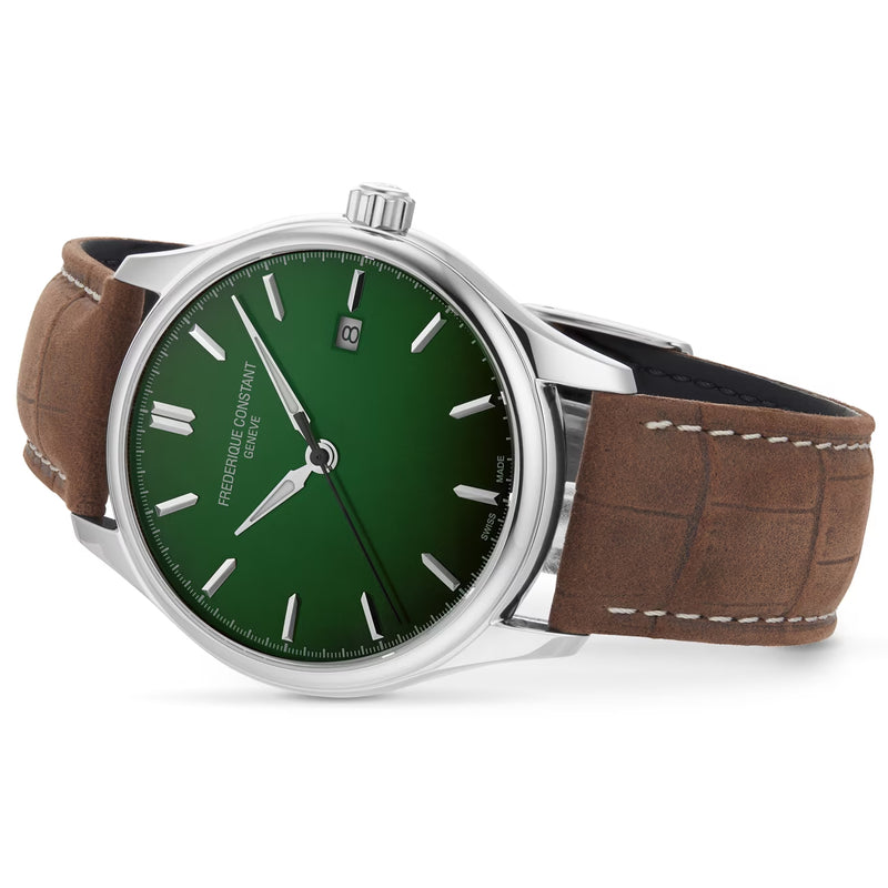 Analogue Watch - Frederique Constant Men's Classic Green Watch FC-240GRS5B6