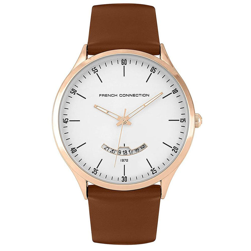 Analogue Watch - French Connection FC143T Men's Original Brown Watch