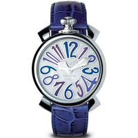 Analogue Watch - Gaga Milano Ladies Blue Manuale Steel Watch 5020.03