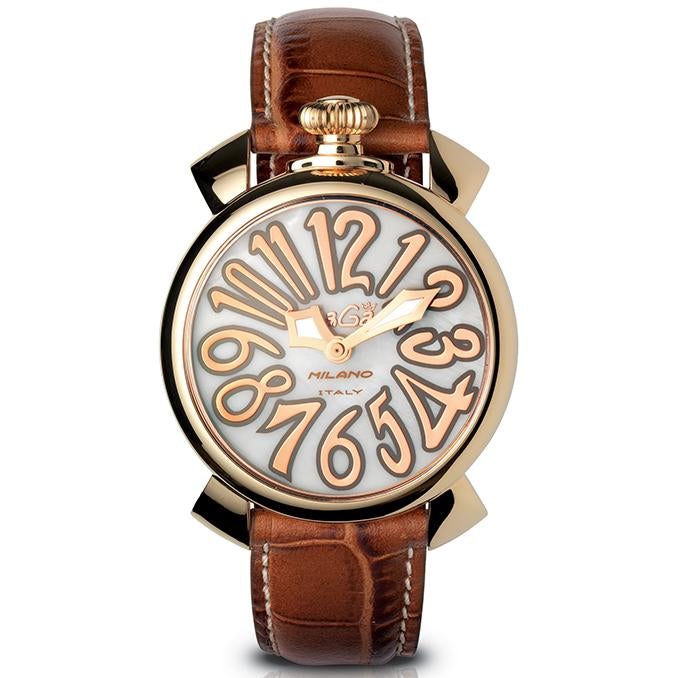 Analogue Watch - Gaga Milano Ladies Brown Manuale Watch 5021.2