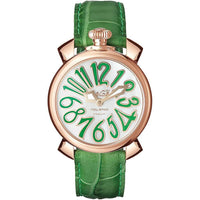 Analogue Watch - Gaga Milano Ladies Green Manuale Watch 5021.06