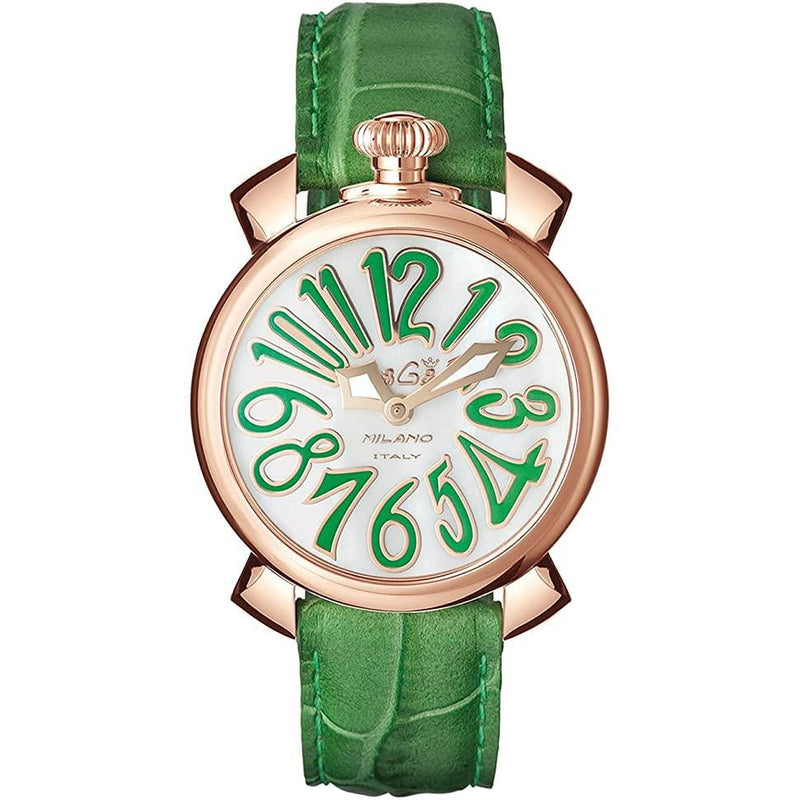 Analogue Watch - Gaga Milano Ladies Green Manuale Watch 5021.06