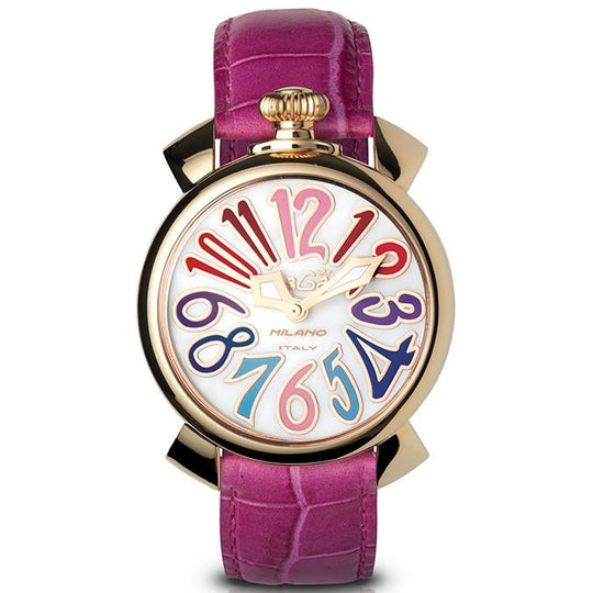 Gaga Milano Ladies Purple Manuale Watch 5021.1