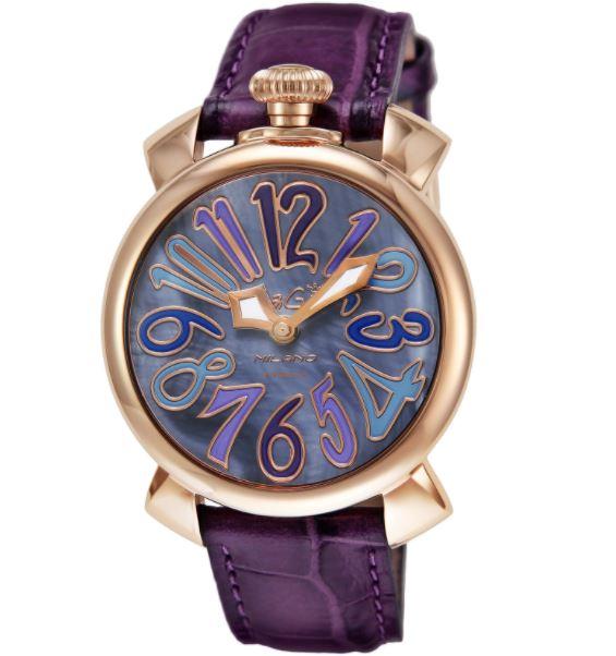 Analogue Watch - Gaga Milano Ladies Violet Manuale Watch 5021.9