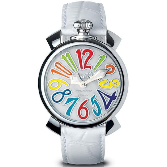 Gaga Milano Ladies White Manuale Steel Watch 5020.01