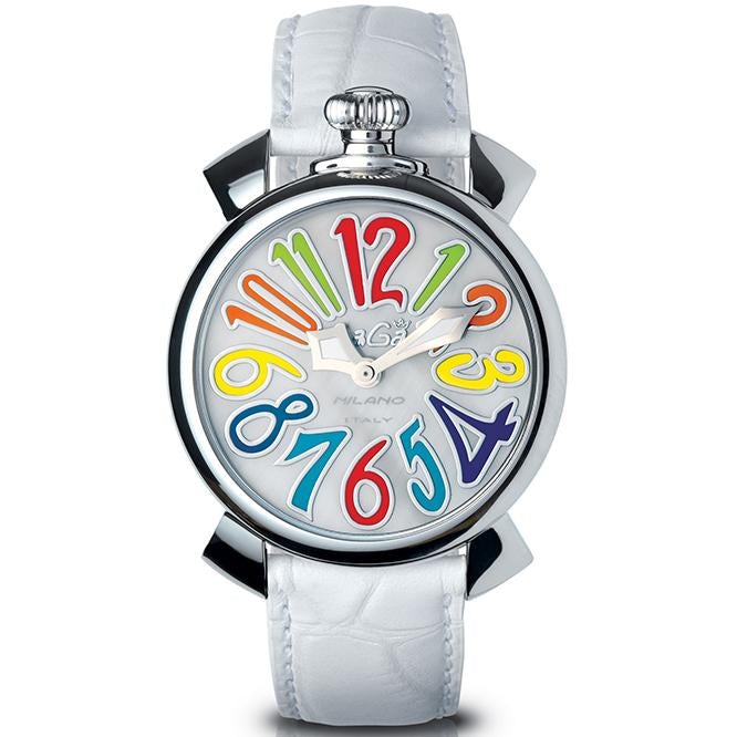 Analogue Watch - Gaga Milano Ladies White Manuale Steel Watch 5020.01