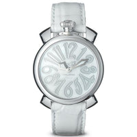 Analogue Watch - Gaga Milano Ladies White Manuale Watch 5020.08