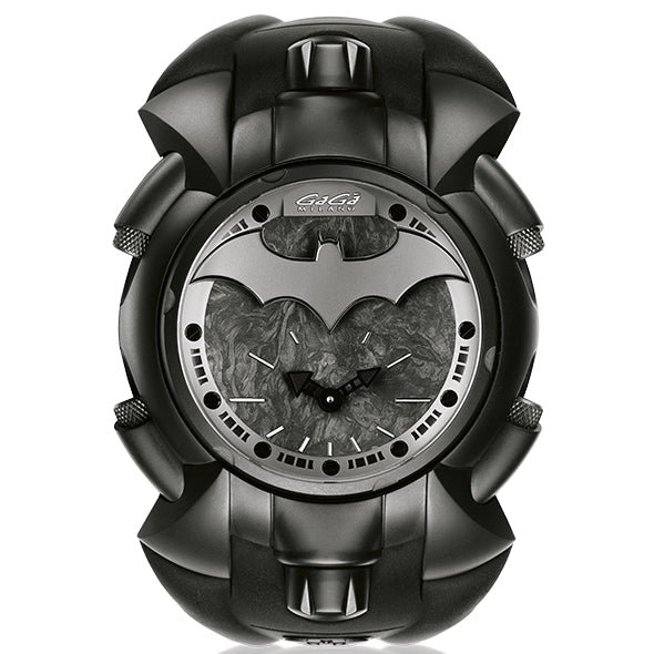 Analogue Watch - Gaga Milano Men's Black Batman Watch 8000I.BT01SB