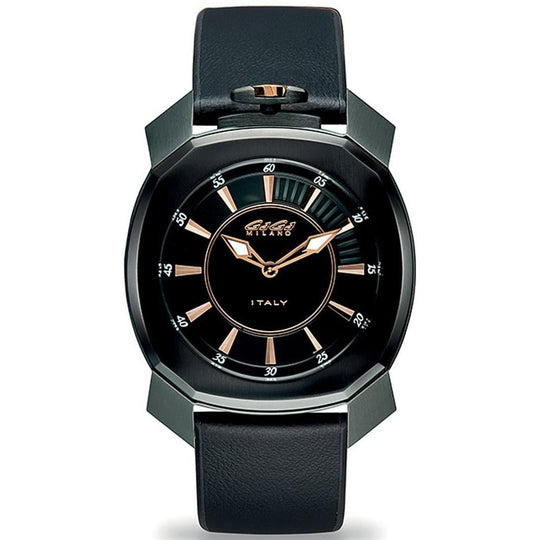 Gaga Milano Men's Black Frame One Watch 7052ICM0105