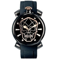 Analogue Watch - Gaga Milano Men's Black Slim Watch 5082.BS01