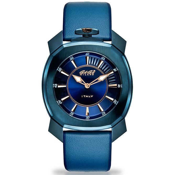 Analogue Watch - Gaga Milano Men's Blue Frame One Watch 7053ICM0106