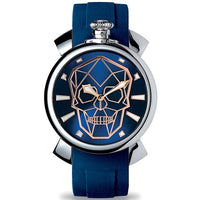 Analogue Watch - Gaga Milano Men's Blue Slim Watch 5080ISK02SU0F