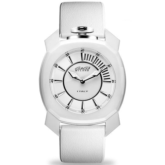 Gaga Milano Men's White Frame One Watch 7250ICM0101