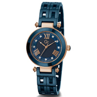 Analogue Watch - GC PrimeChic Ladies Blue Watch Y66005L7MF