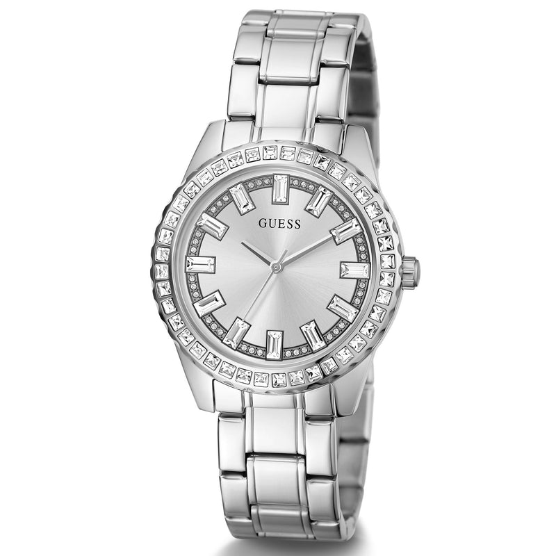 Analogue Watch - Guess GW0111L1 Ladies Sparkler Silver Watch