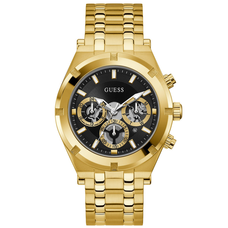 Analogue Watch - Guess GW0260G2 Men's Continental Gold Watch