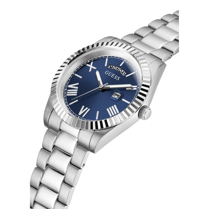 Guess watch blue sales face