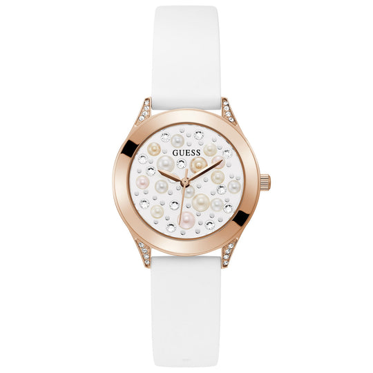 Guess GW0381L3 Ladies Pearl White Watch
