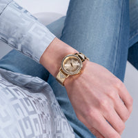 Analogue Watch - Guess GW0474L2 Ladies Tri Luxe Gold Watch