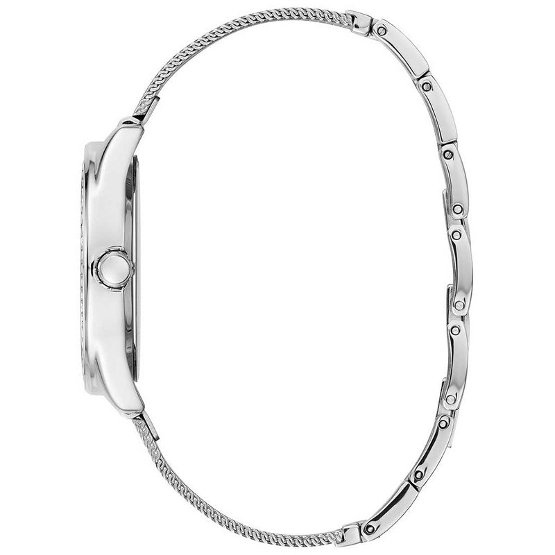 Analogue Watch - Guess W1142L1 Ladies Tri Glitz Silver Watch