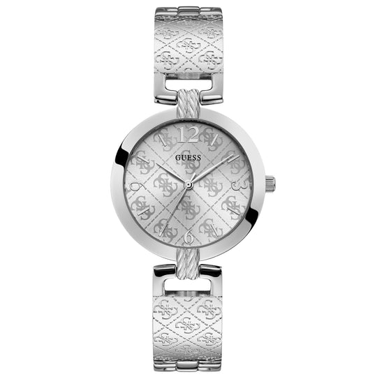 Guess W1228L1 Ladies Silver G Luxe Watch