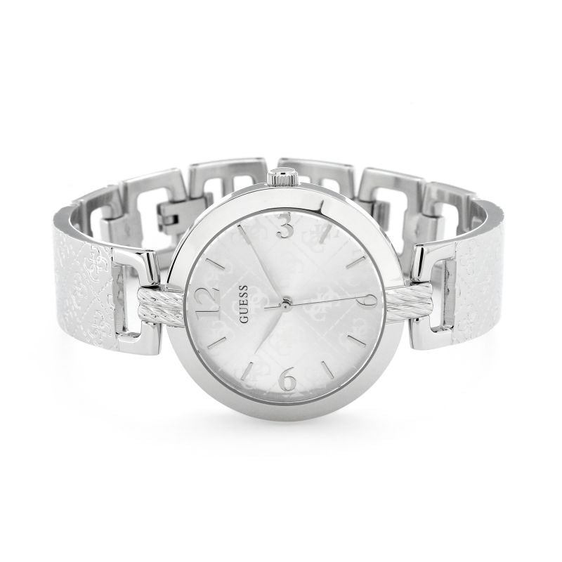 Analogue Watch - Guess W1228L1 Ladies Silver G Luxe Watch
