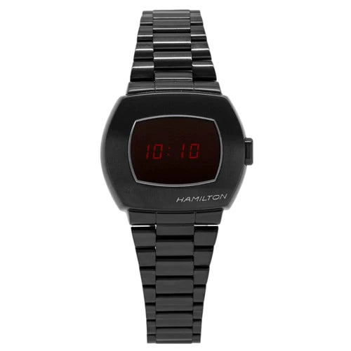 Analogue Watch - Hamilton American Classic PSR Quartz Men's Black Watch H52404130