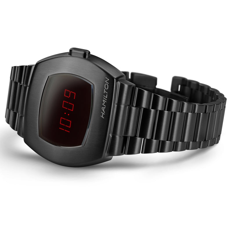 Analogue Watch - Hamilton American Classic PSR Quartz Men's Black Watch H52404130